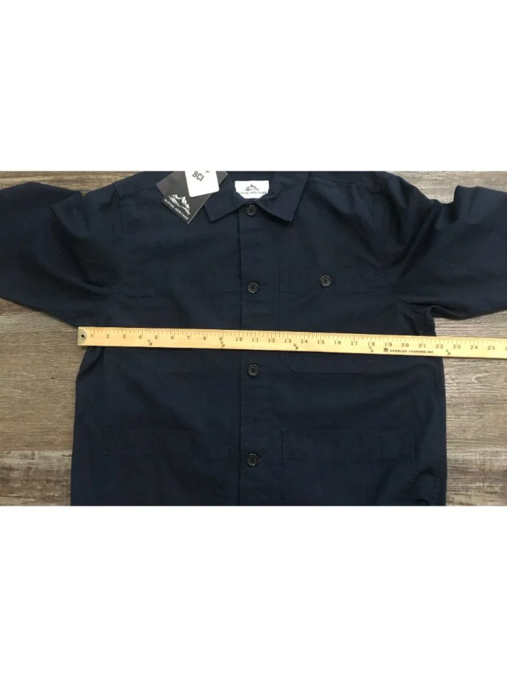 Alpine Heritage Mens Medium Navy Blue Utility Chore Jacket Shacket New with Tags